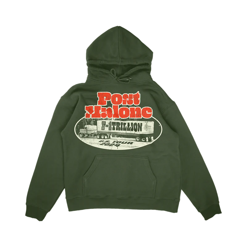 F-1 Trillion Green Tour Hoodie Post Malone Official Shop