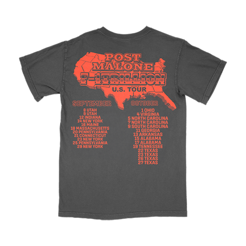 F-1 Trillion Outlaw Tour Tee Post Malone Official Shop