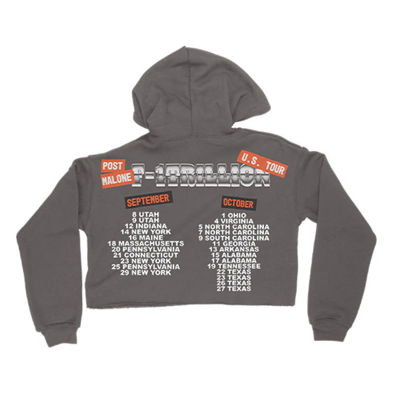 F-1 Trillion Tour Crop Hoodie Post Malone Official Shop