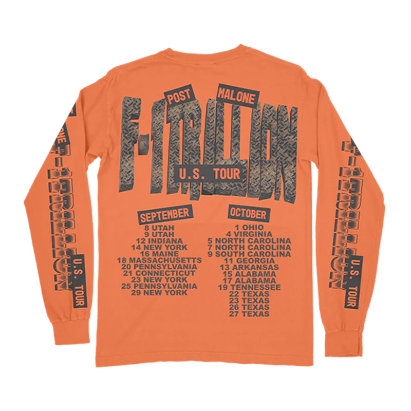 F-1 Trillion Tour Horse Long Sleeve Post Malone Official Shop