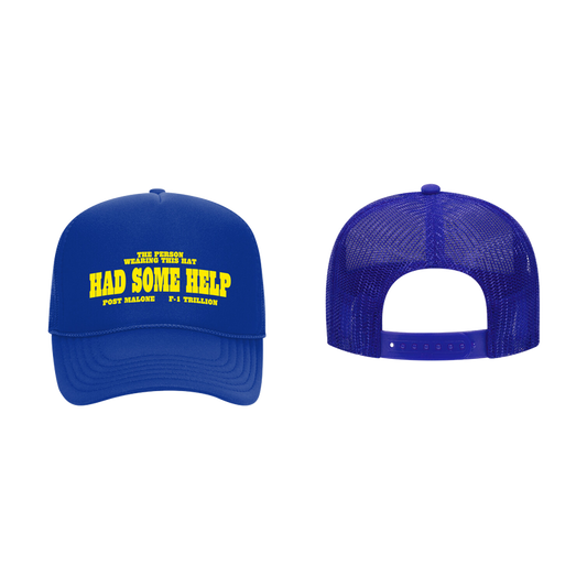 I Had Some Help Trucker Hat Post Malone Official Shop