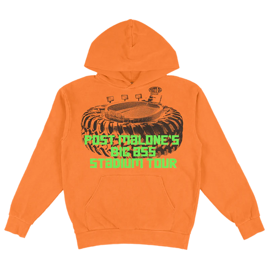 Big Ass Stadium Tour Orange Hoodie Post Malone Official Shop