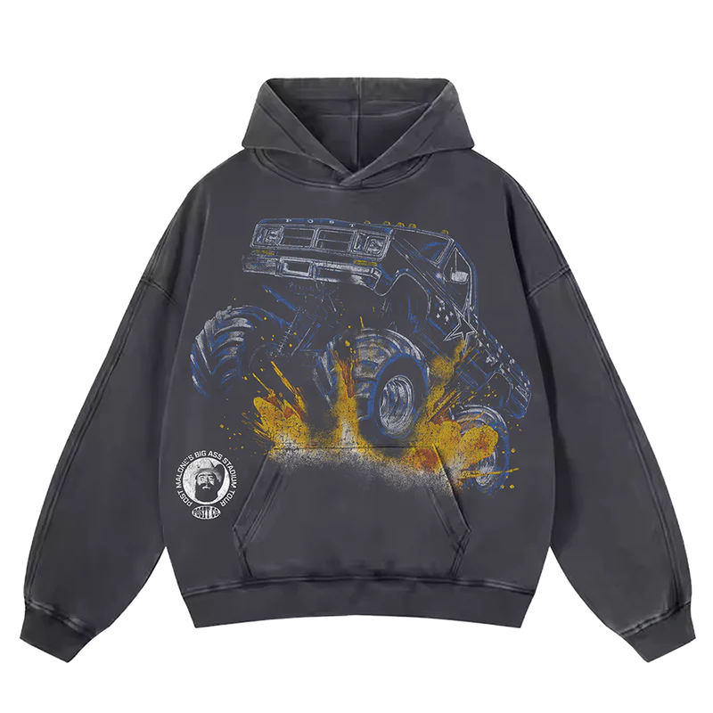 Post Malone X Dallas Cowboys Monster Truck Hoodie Post Malone Official Shop