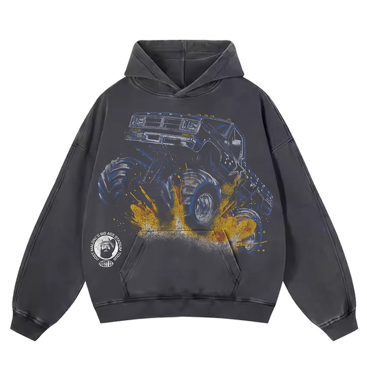 Post Malone X Dallas Cowboys Monster Truck Hoodie Post Malone Official Shop