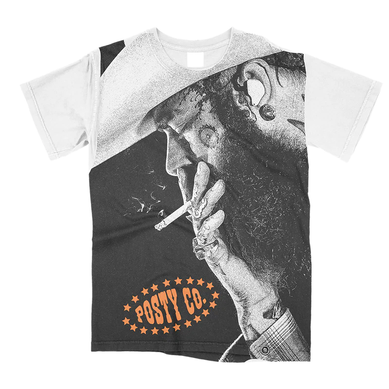Big Ass Stadium Tour All Over Print T-Shirt Post Malone Official Shop