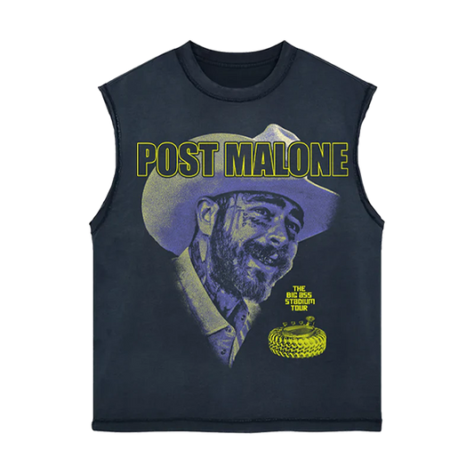 Big Ass Stadium Tour Cut Out Tank Post Malone | Official Shop
