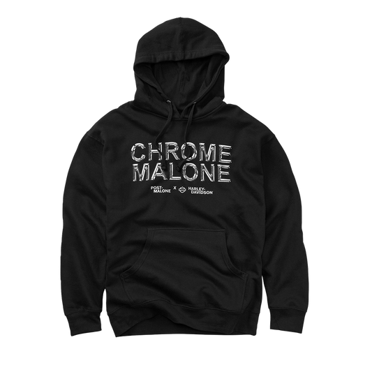 Post Malone x H-D Chrome Malone Pullover Hoodie Post Malone Official Shop