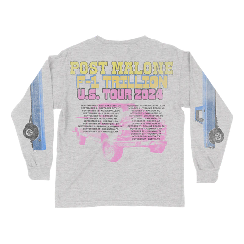 My F-1 Trillion Is This Big Long Sleeve Post Malone Official Shop